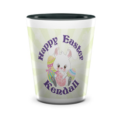 Easter Bunny Ceramic Shot Glass - 1.5 oz - Two Tone - Single (Personalized)