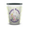 Easter Bunny Ceramic Shot Glass - 1.5 oz - Two Tone - Set of 4 (Personalized)