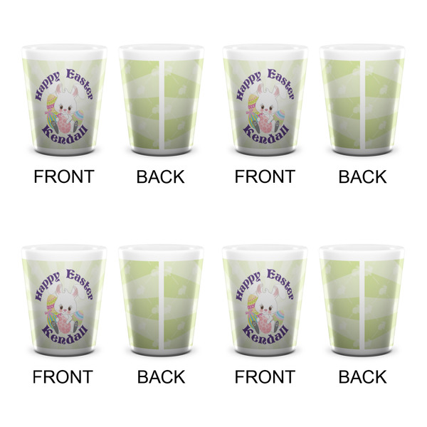 Easter Bunny Shot Glass - White - Set of 4 - APPROVAL