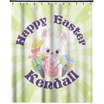 Easter Bunny Extra Long Shower Curtain - 70"x84" (Personalized)