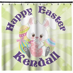 Easter Bunny Shower Curtain - Custom Size (Personalized)