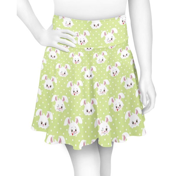 Custom Easter Bunny Skater Skirt - X Small