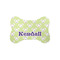 Easter Bunny Bone Shaped Dog Food Mat (Small) (Personalized)