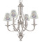 Easter Bunny Small Chandelier Shade - LIFESTYLE (on chandelier)