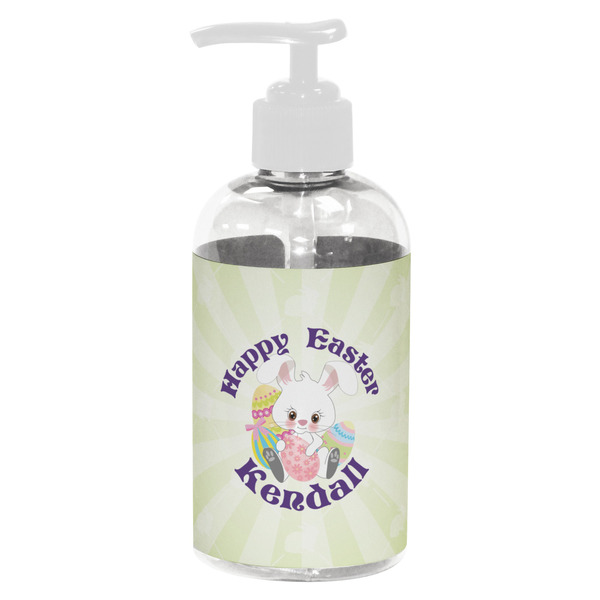 Custom Easter Bunny Plastic Soap / Lotion Dispenser (8 oz - Small - White) (Personalized)