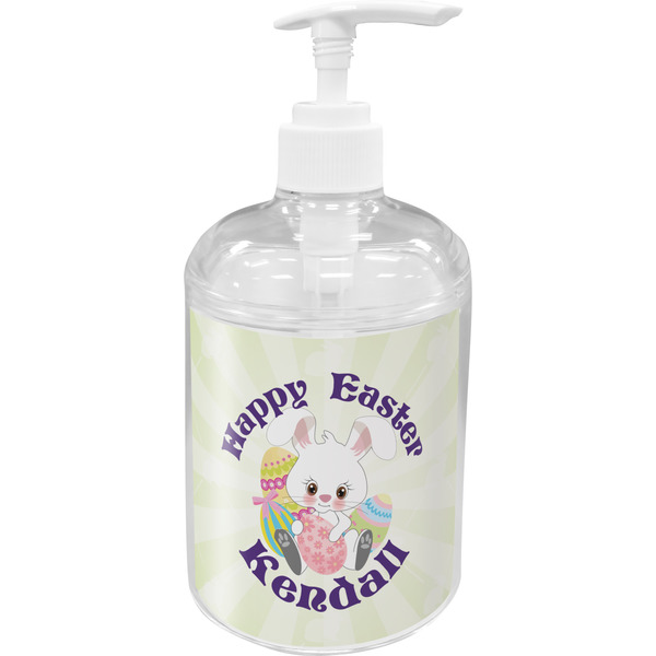 Custom Easter Bunny Acrylic Soap & Lotion Bottle (Personalized)