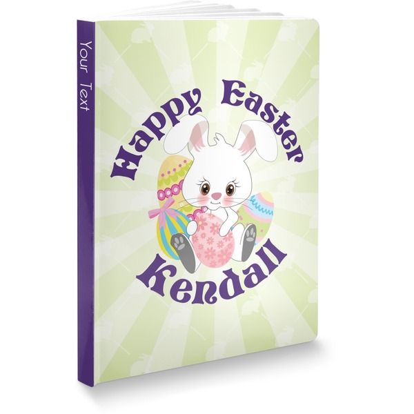 Custom Easter Bunny Softbound Notebook - 7.25" x 10" (Personalized)