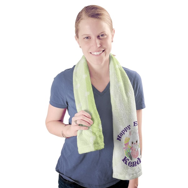 Easter Bunny Sport Towel - Exercise use - Model