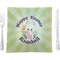 Easter Bunny Glass Square Lunch / Dinner Plate 9.5" (Personalized)