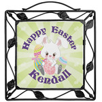 Easter Bunny Square Trivet (Personalized)