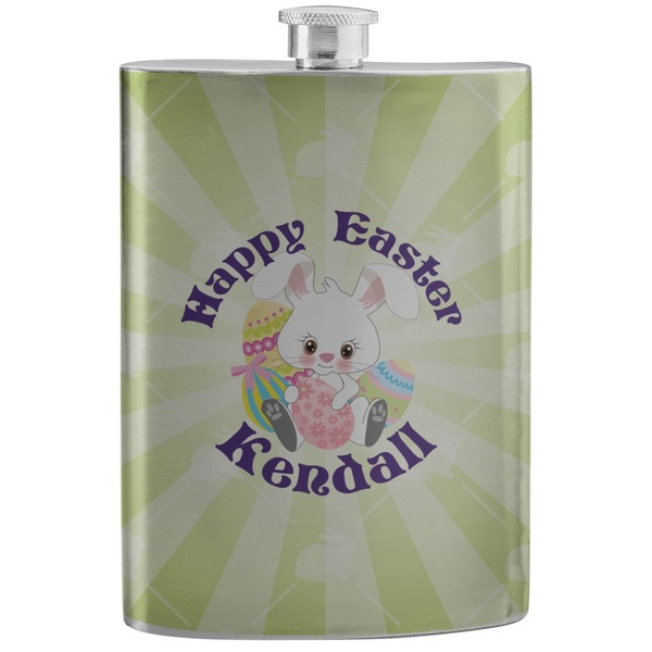 Custom Easter Bunny Stainless Steel Flask (Personalized)