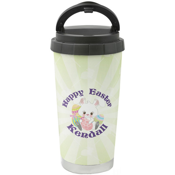 Custom Easter Bunny Stainless Steel Coffee Tumbler (Personalized)