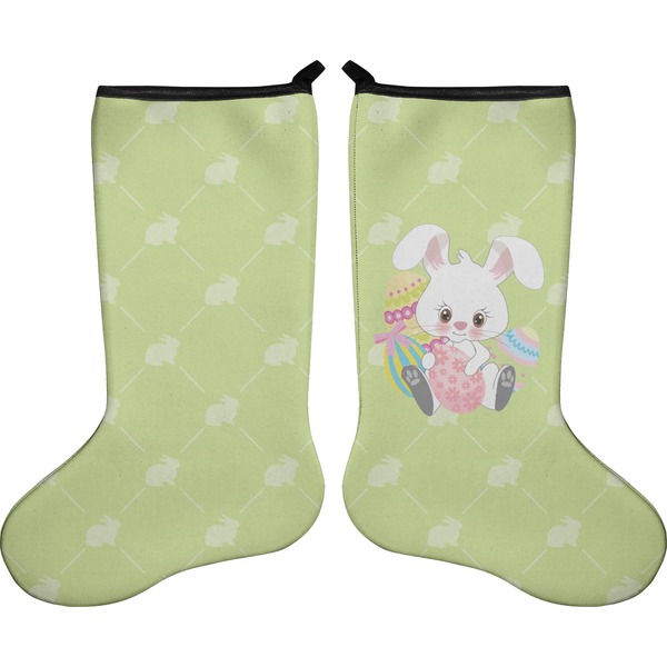 Easter Bunny Stocking - Double-Sided - Approval