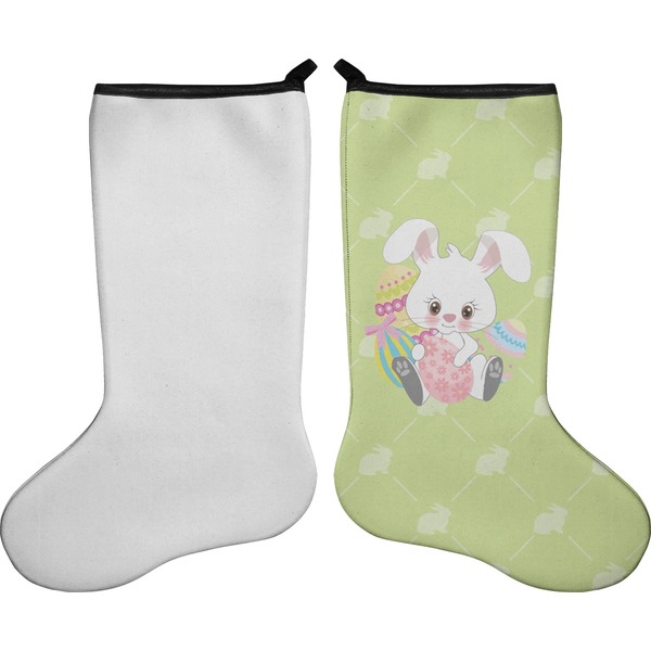 Easter Bunny Stocking - Single-Sided - Approval
