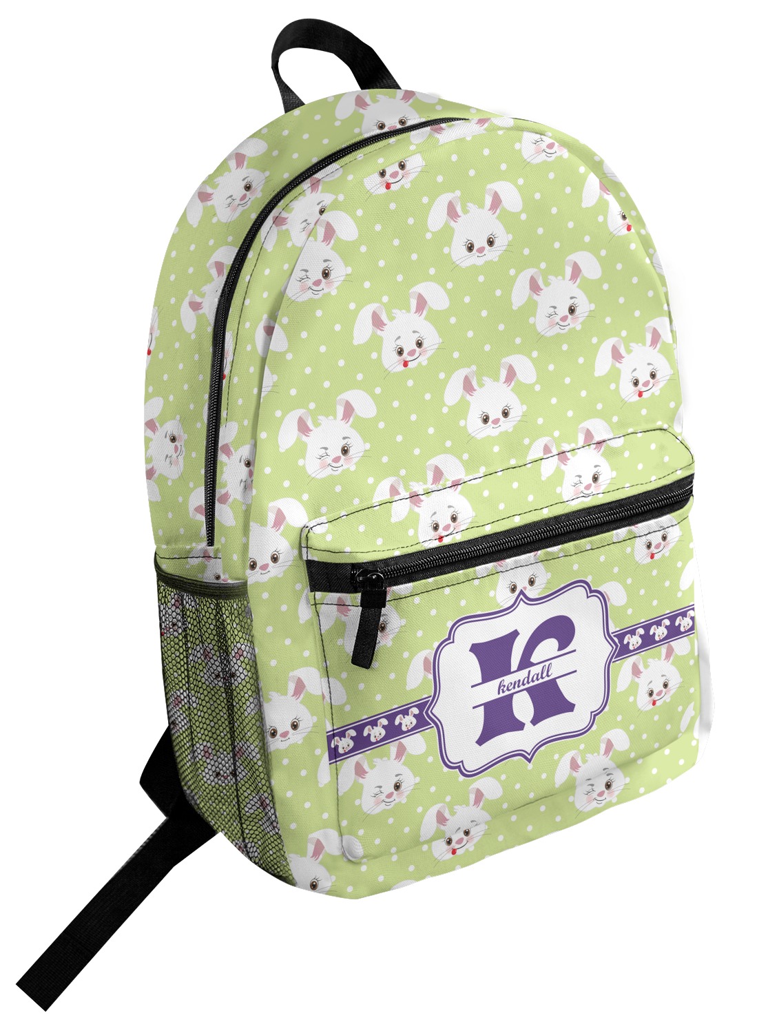 Custom Easter Bunny Student Backpack (Personalized) YouCustomizeIt