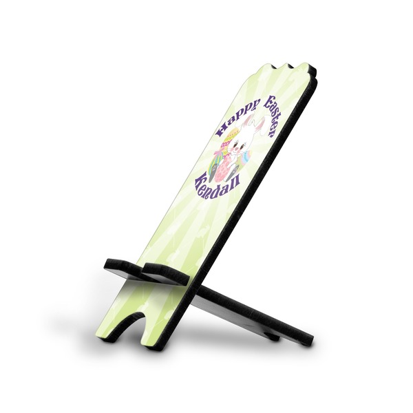 Custom Easter Bunny Stylized Cell Phone Stand - Small w/ Name or Text