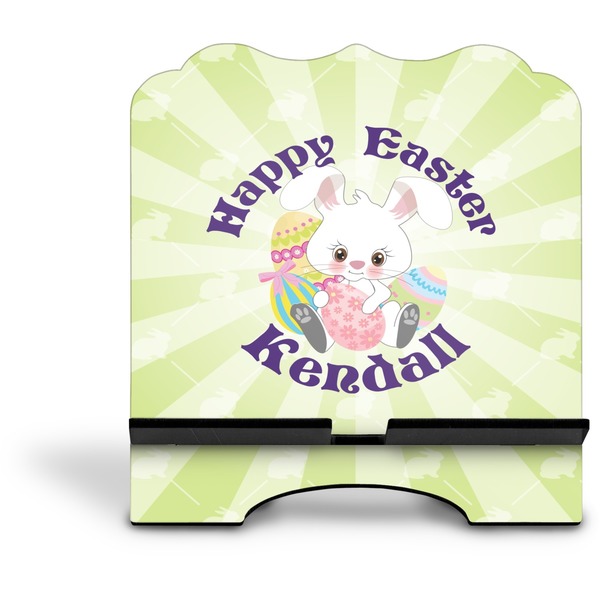 Easter Bunny Stylized Tablet Stand - Front without iPad