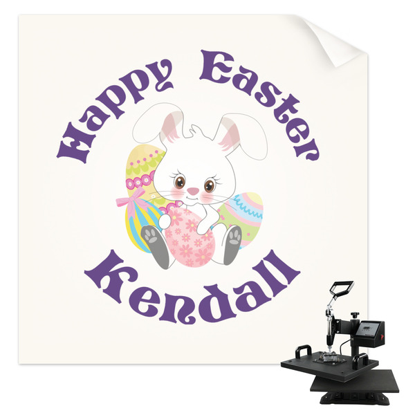 Custom Easter Bunny Sublimation Transfer (Personalized)