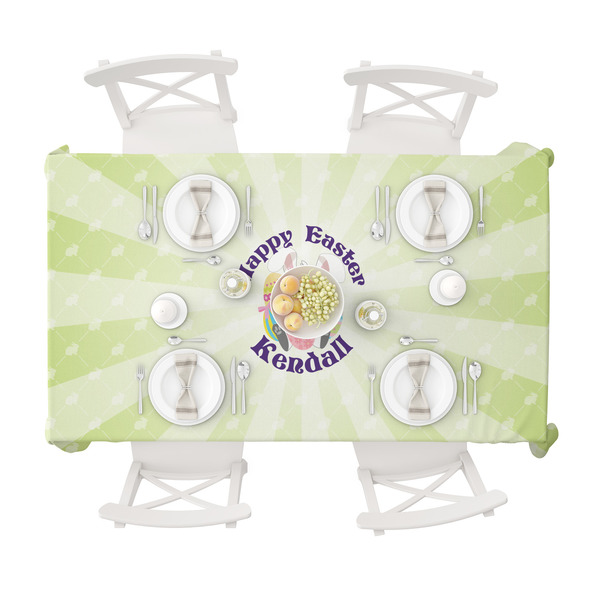 Easter Bunny Tablecloths (58"x102") - TOP VIEW