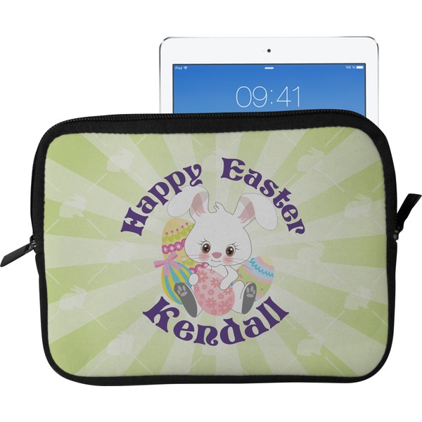 Custom Easter Bunny Tablet Case / Sleeve - Large (Personalized)