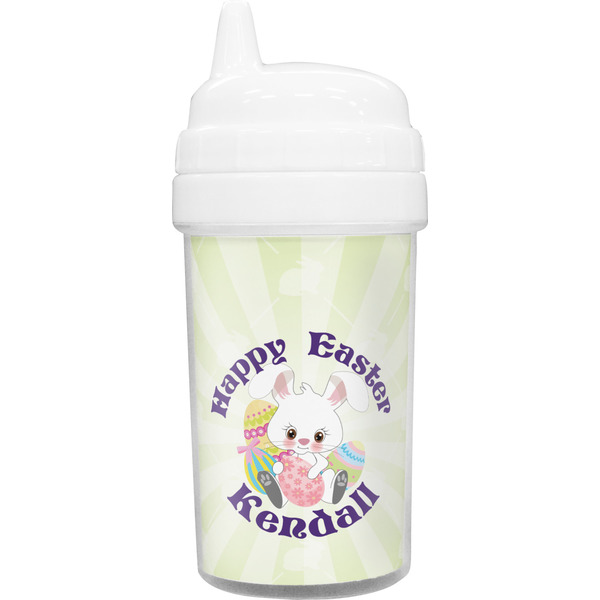 Custom Easter Bunny Toddler Sippy Cup (Personalized)