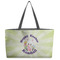 Easter Bunny Tote w/Black Handles - Front View
