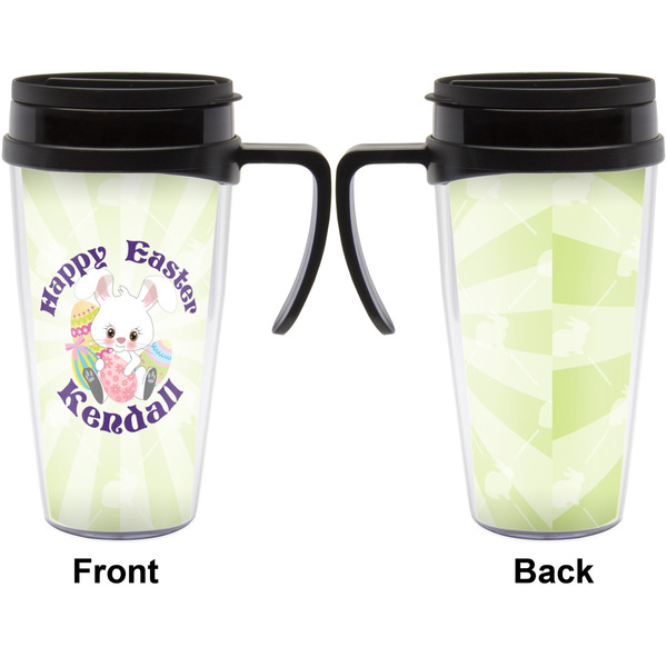 Easter Bunny Travel Mug with Black Handle - Approval