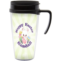 Easter Bunny Acrylic Travel Mug with Handle (Personalized)