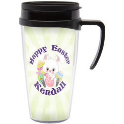 Easter Bunny Acrylic Travel Mug with Handle (Personalized)