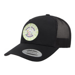 Easter Bunny Trucker Hat - Black (Personalized)