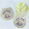 Easter Bunny Burp Pads - Velour - Set of 2 w/ Name or Text