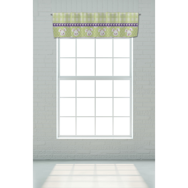 Easter Bunny Valance - On window