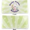 Easter Bunny Vinyl Check Book Cover - Front and Back