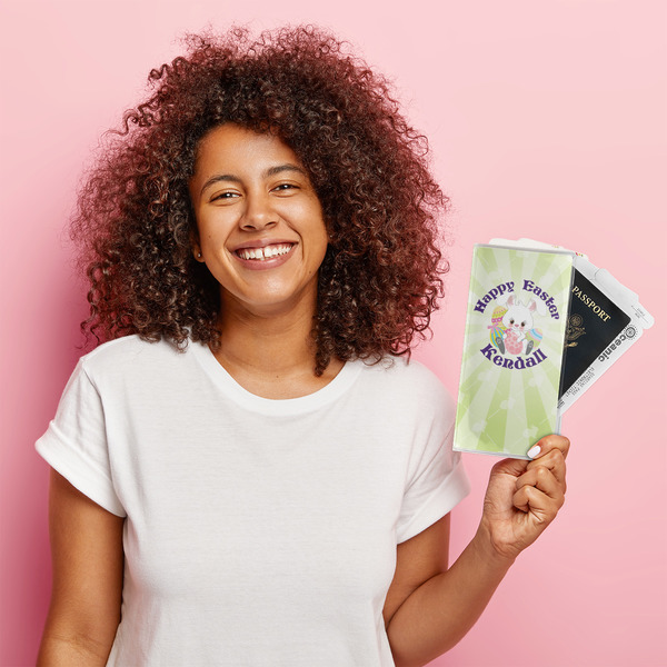 Easter Bunny Vinyl Document Holder - LIFESTYLE