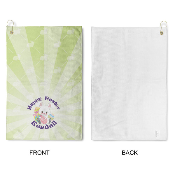 Easter Bunny Waffle Weave Golf Towel - Approval