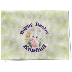 Easter Bunny Kitchen Towel - Waffle Weave (Personalized)