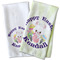 Easter Bunny Waffle Weave Towels - Two Print Styles