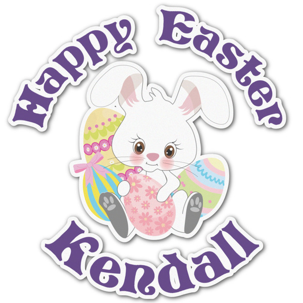 Custom Easter Bunny Graphic Decal - Medium (Personalized)