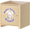 Easter Bunny Wall Graphic on Wooden Cabinet
