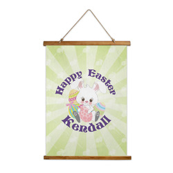 Easter Bunny Wall Hanging Tapestry - Tall (Personalized)