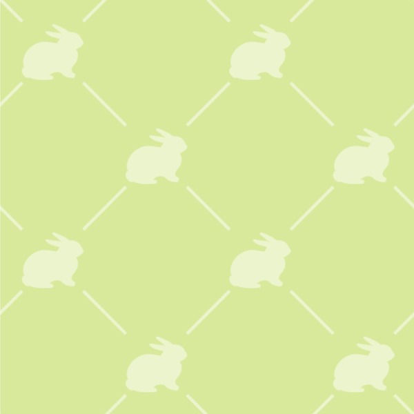 Custom Easter Bunny Wallpaper & Surface Covering (Peel & Stick 24"x 24" Sample)