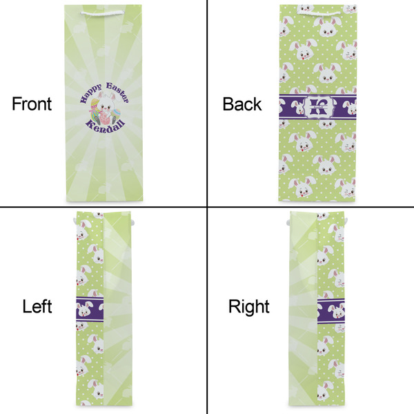 Easter Bunny Wine Gift Bag - Gloss - Approval