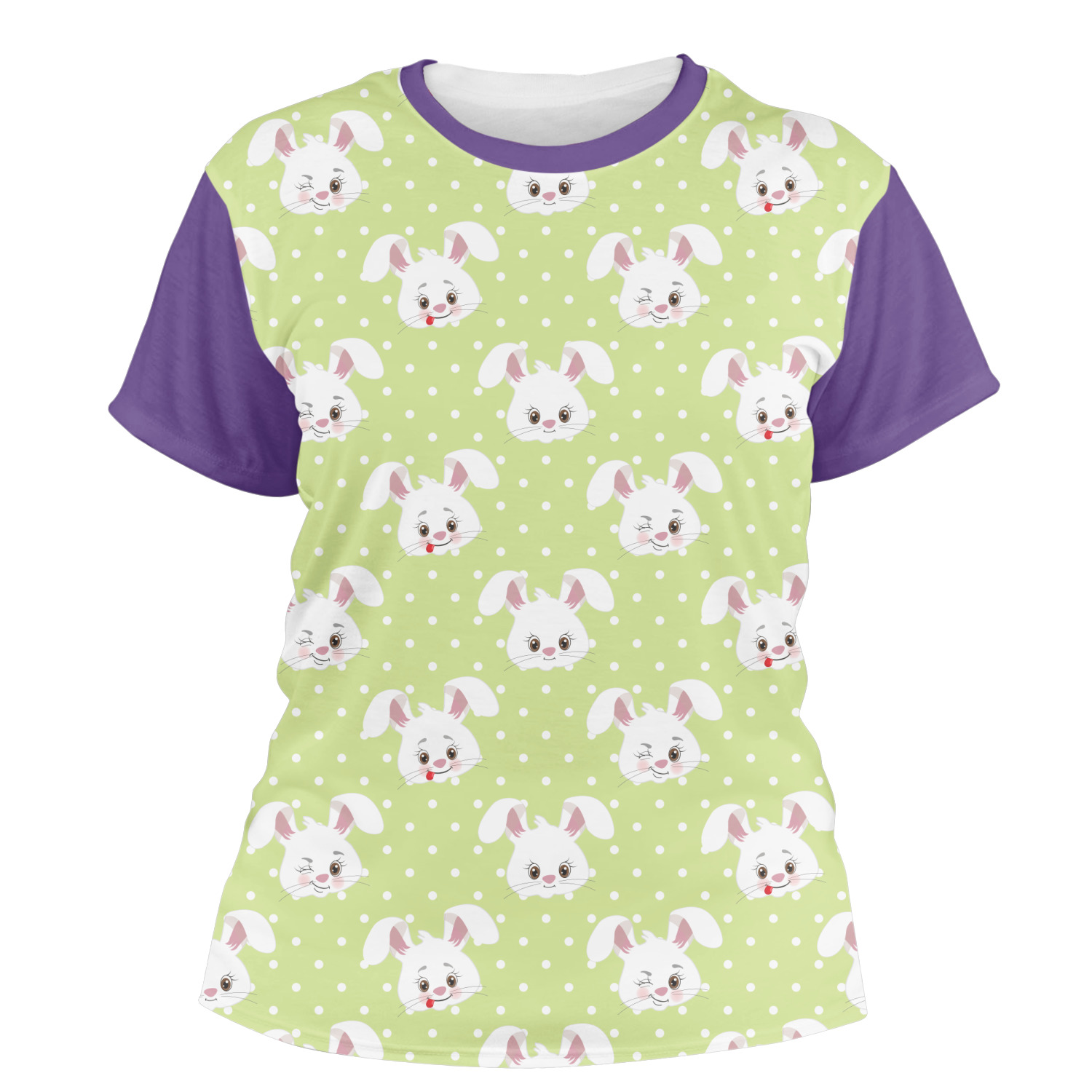Easter Bunny Women's Crew T-Shirt (Personalized) - YouCustomizeIt