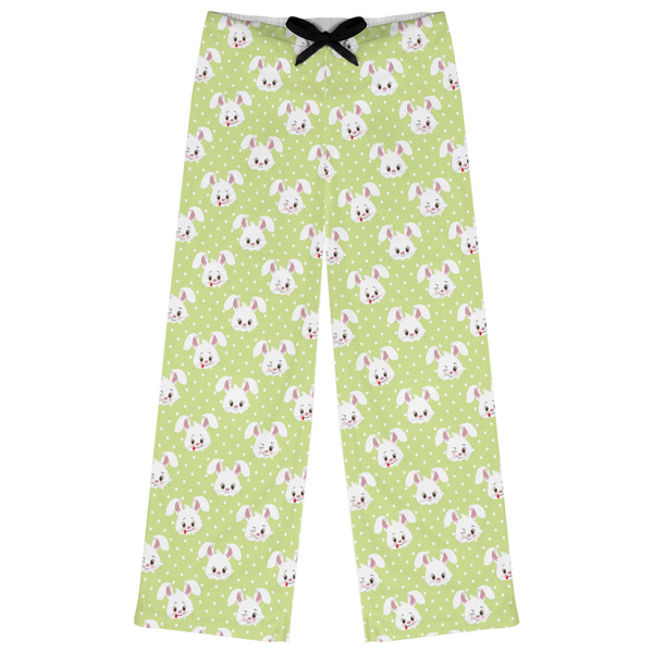 Custom Easter Bunny Womens Pajama Pants - XL