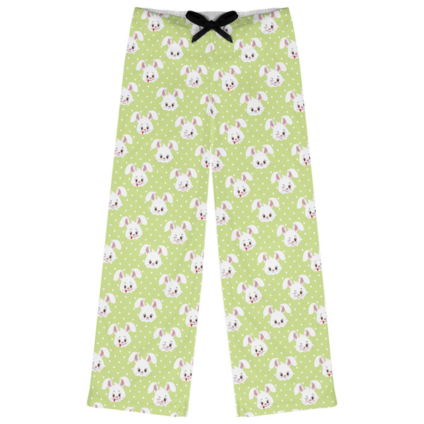 Custom Easter Bunny Womens Pajama Pants - S