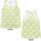 Easter Bunny Womens Racerback Tank Tops - Medium - Front and Back