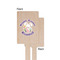 Easter Bunny Wooden 6.25" Stir Stick - Rectangular - Single - Front & Back