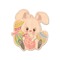Easter Bunny Wooden Sticker - Main