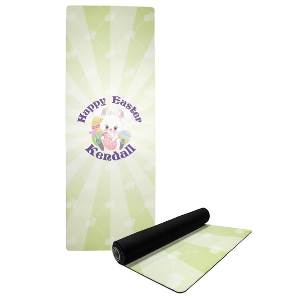 Custom Easter Bunny Yoga Mat (Personalized)