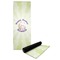 Easter Bunny Yoga Mat with Black Rubber Back Full Print View